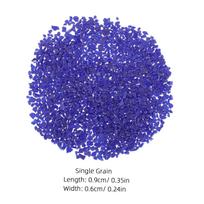 100G Fusible Glass Frits for Microwave Kiln Vibrant Colors Fine Texture DIY Jewelry Home Decor Fused Glass Craft Supplies mėlyna