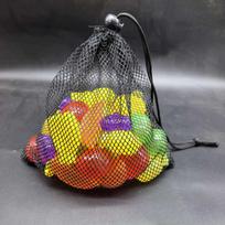 Įvairių formų daugkartiniai plastikiniai ledo kubeliai su tinkliniu maišeliu, vasaros baro vakarėlių reikmenys *5pcs white