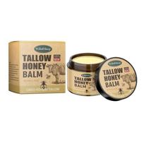 Whipped Beef Tallow and Honey Balm Skin Face Moisturizer Fast Absorption Grass Fed Grass Finished Organic Face Cream Body Lotion beige
