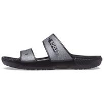 Crocs Classic Glitter Ii Sandal Black 207769-001 36-37 gray