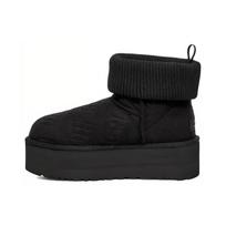 UGG Classic Mini Platform Felted Boot Black Women's 1144047-BLK 36 juoda