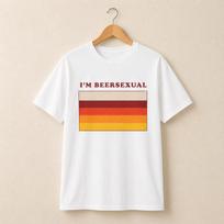 Aš esu Alausseksualus Retro Alaus Mėgėjas Grafinis Marškinėlis ir vaikiškas marškinėlis 4XL white