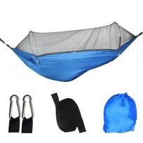 Lauko stovyklavimo hamakas su tinkleliu nuo uodų Lengvas kabantis hamakas Didelio stiprumo parašiutinis audinys Kabantis lovos tinklelis 250*120cm gray