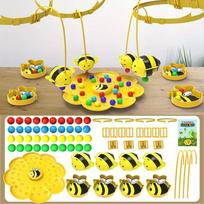 Clumsy Little Bumblebee Multifunctional Board Game Puzzle Fishing Toys Little Girl Boy Gifts, Parties, Parent-Child Interactions