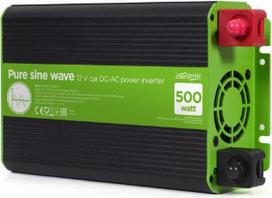 Gembird Pure sine wave car DC-AC power inverter 12V/230V 500W/1000W