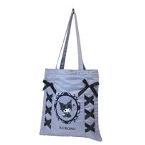 Marushin Tote Bag, Sanrio Kuromi, Midnight Black, School, A4 Size, 3825004500 gray