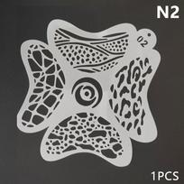 for Kids Face Stencils Body Paint Template Spray Painting Diy Birthday Party Reusable Templates gray