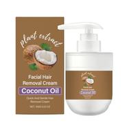 Coconut Facial Hair Removal Cream Gentle Face Cream for Lip Peach Fuzz Smooth Delicate Skin Care