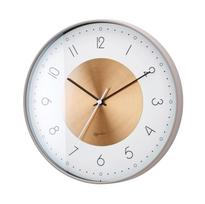 Interform Wall Clock Norte CL-4090 Copper Warm Gray White Sweep Movement beige