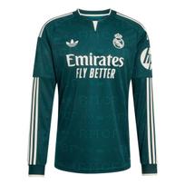 Adidas Originals Real Madrid 26/27 Season Away Slim Fit Knitted Quick-Dry Soft Striped Long Sleeve Football Shirt Fan Version Men tops KC3970 2XL