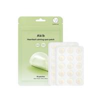 Abib Heartleaf Calming Spot Patch Acne Care Hydrocolloid Patch 78pcs (10mm x 48 + 12mm x 30) white