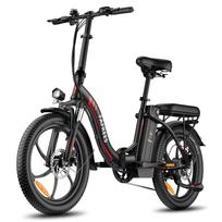 FAFREES F20 Sulankstomas elektrinis dviratis, 250W variklis, 36V 18AH baterija, maksimalus greitis 25km/h, maksimalus nuotolis 90 kilometrų juoda