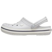 Crocs Crocband Comfortable Trendy Clogs Unisex Footwear Gray 11016-1FT 37-38 white