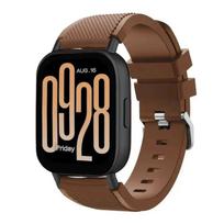 Sportinis silikoninis dirželis  Redmi Watch 5 Active 5 Lite išmaniajam laikrodžiui Sportiškas minkštas pralaidus orui dirželis Redmi Watch 3 Active 3 Lite Redmi Watch 3 Lite ruda