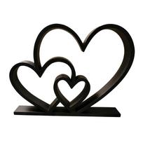 Modern Minimalist Love Heart Statue Art Sculpture Home Decor Ornament for Desk Bookshelf Decoration Valentine’s Gift juoda