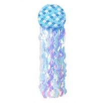 Jellyfish Lanterns Large Hanging Jellyfish Paper Lantern with Mermaid Scales for under The Sea Baby Shower Ocean Theme Mermaid Birthday mėlyna