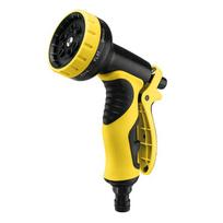 Multi-Function High-Pressure Foam Sprayer: 10-Mode Rubber-Coated Garden Water Gun black