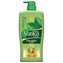 Dabur Vatika Health Shampoo - 1 L | With Henna & Amla | For Strong, Problem-Free Hair green