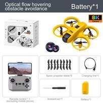 2025 Naujas V66 Mini Dronas 4K HD Kamera WiFi FPV Kliūčių Vengimo Kvadkopteris Nuotolinis Dronas Vaikų Žaislas Dovana 1 Battery geltona