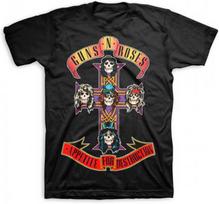 Guns N Roses Appetite For Destruction Skull Cross T-shirt XXXL black