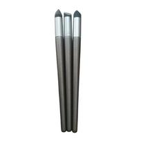 3Pcs Reusable Art Sponge Pens Washable Brushes For Pastel, Oil Painting, Sketching & Drawing Tools Art Supplies A4 tamsiai pilka spalva