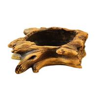 Kaimiškas kelmas rąstas medžio imitacijos gėlių vazonas namų dekoravimas medžio rašto medžio imitacijos gėlių vazonas bonsai cementas