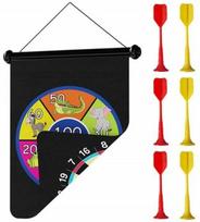 Smiginio taikinys, rinkinys Spartan Magnetic Dart Board, juoda sp./raudona sp./geltona sp., 7 vnt.
