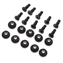 10Pcs 2.5/3.5 Inch Computer Case Shockproof Screws, HDD Hard Drive Shock Absorption Mounting Screws Anti-Vibration PC Hardware B