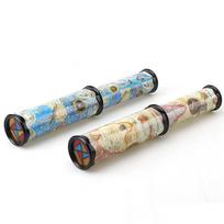 Retractable Kaleidoscope Kids Classic Educational Toy Rotating Changing Patterns Kindergarten Sensory Play Early Learning Gift gray
