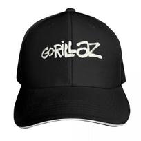 Gorillaz simbolis kepuraitė madinga laisvalaikio beisbolo kepuraitės reguliuojama skrybėlė hip hopas vasaros unisex beisbolo kepurės spalvota One Size black