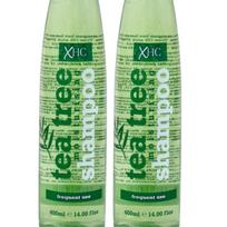 XPEL TEA TREE MOISTURISING SHAMPOO with Tea Tree Oil & Peppermint Oil Improves Hair & Scalp Health, Men and Women, No Parabens & Sulphates 800 ml Pa green