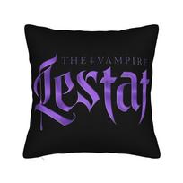 The Vampire Lestat  TV Series Pillow Cover Merch Printing Cushion Cover Gift  Throw Pillow Case Cover Home Multiple Sizes 30cmx30cm(12x12Inch) black