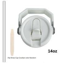 Compatible with Stanley 14/30/40oz Cups Replacement Tumbler Lid with Handle & Flip Straw , Leak-Proof Splash-Proof Cup Cover white