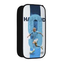 Erlingas Haalandas Pieštukinė Madingas Numeris 9 Futbolo Krepšys Studentams Didelės Talpos Mokyklos Kosmetikos Pieštukinės 21x10.5x5cm gray