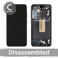 Ekranas, skirtas Samsung S911 S23, su rėmeliu / fantomo juodos (grafito) spalvos / (7/10, išmontuotas)