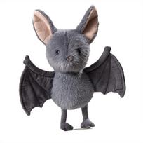Naujas 26cm Kawaii Kabantis Šikšnosparnis Pliušinis Žaislas Pilkas Broox Įdarytas Gyvūnas Lėlė Animacinis Minkštas Šikšnosparnis Pliušiniai Žaislai Namų Dekoras Gimtadienio Dovana Mergaitei 26cm black