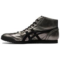 Onitsuka Tiger Mexico Mid Runner Deluxe Retro Classic Slip Resistant Durable Mid Top Lifestyle Casual Shoes Unisex sneaker Bronze Black 1181A608-021 41.5 black