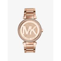 Michael Kors Parker Pavé Rožinio aukso spalvos laikrodis MK5865 rožinio aukso spalvos