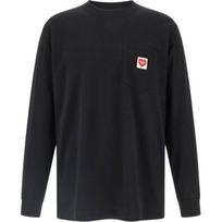 Carhartt WIP Kišeninė širdelės ilgomis rankovėmis marškinėliai Vyriški viršutiniai drabužiai I0353001V2XX M black