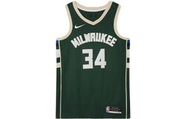 Nike Nba Antetokounmpo Milwaukee Bucks Dri FIT Icon Edition Jersey Hun M black