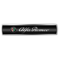 Car Sticker For Alfa Romeo 159 147 1/2PC 3D Metal Car Emblem Rear Trunk Side Window Body Sticker For Alfa Romeo Sportiva Tonale XE0 black