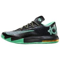 Nike KD 6 Classic And Versatile Basketball Shoes Unisex Black Green IH3582-001 41