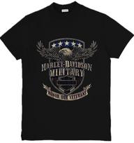 Harley-Davidson įkvėptas grafinis unisex marškinėlis su erelio ir kaukolės grafika S-3XL XXXL gray