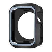 Case for Apple Watch 9 8 7 6 SE 5 3 Bumper Cover Protection Shell Cover Accessories IWatch 42MM 41MM 38MM 45MM 44MM 40MM Case Series789 45MM juoda balta spalva