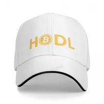Bitcoin HODL beisbolo kepuraitė kriptovaliuta Satoshi Trading Lambo Moon Vyrai Moterų Gamintojas Tėtis Kepurės Unisex reguliuojama Snapback kepurė Adjustable balta