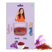 Chukde - Kesar 0.25 Gm - Saffron - Ideal for Enhancing Dishes, Desserts, and Beauty Treatments - Skincare Applications - 0.25 Gm 0.25GM white