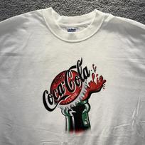 Coca Cola Pepsi Vintage T Shirt Y2K Code Red Soda Cola 90s Basketball Sports S white