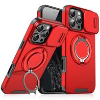For iPhone 11 Pro Max Case iPhone 11Pro Cover iPhone 11 Magnetic Ring Armor Slide Camera Lens Case Magsafe Wireless Charge Cover iPhone 11 black