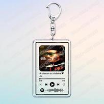 JUL Rapper Rap Album TP Sur TP Music Songs Keychains for Women Accessories Bag Nostalgique Code Keyings Jewelry Fans Gifts black