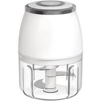 Electric Garlic Chopper, Mini Portable Food Processor, Garlic Grinder Masher for Onion, Ginger, Chili, Fruit, Vegetable, Meat balta